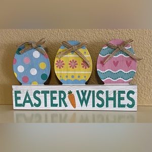 Easter eggs tabletop decor